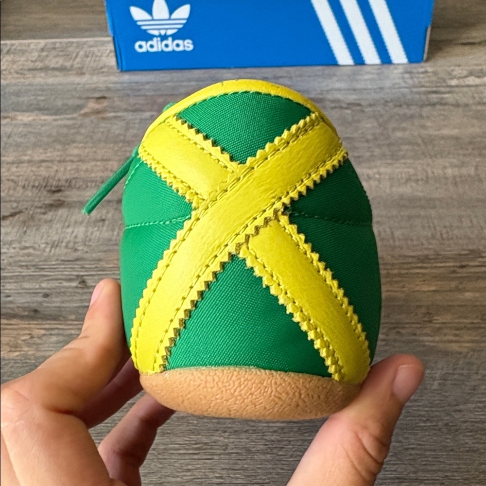 adidas Tokyo Green and Yellow Women's Sneakers - Picture 4 of 10